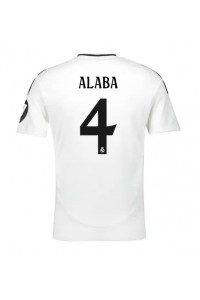 Fotbalové Dres Real Madrid David Alaba #4 Domácí Oblečení 2024-25 Krátký Rukáv